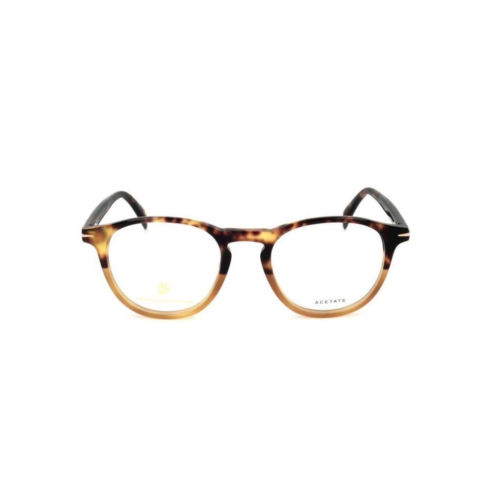 DAVID BECKHAM Db 1018 Round Tortoiseshell Acetate Eyeglasses